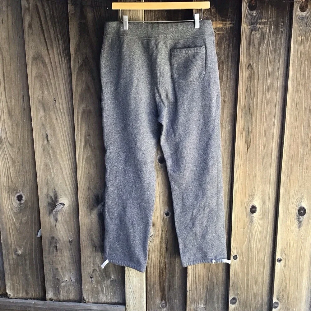 Polo Ralph Lauren Gray Fleece Sweatpants Joggers Drawstring Men's Large